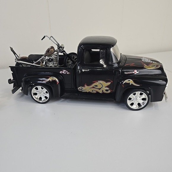 2005 OCC Old School Cody Project Diecast Lot ERTL Ford Truck & 2 Chopper Bikes - Picture 7 of 14